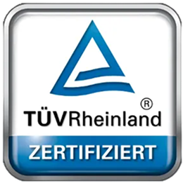 TÜV Rheinland zertifiziert Logo
