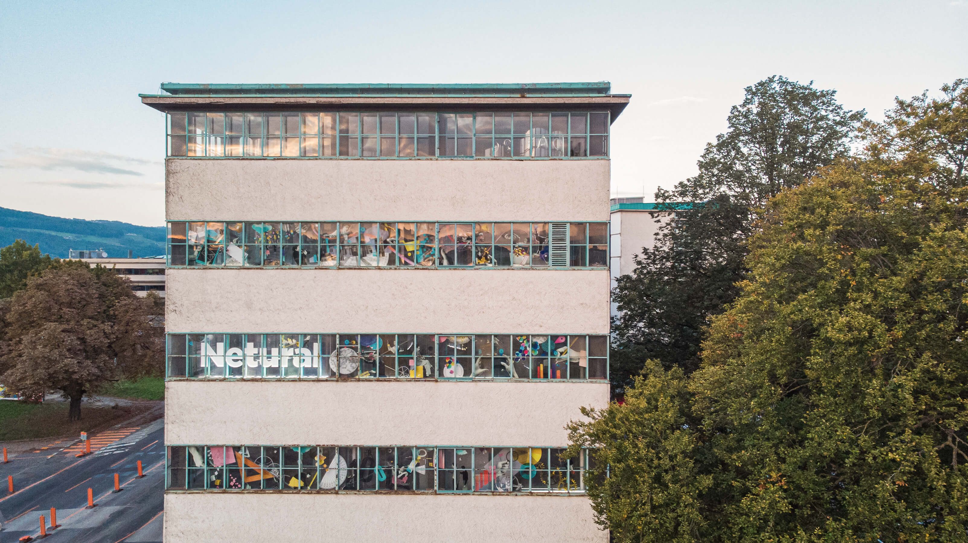Außenansicht des Netural Büros in der Tabakfabrik.