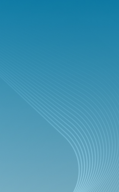 Gradient blue background with subtle curving white lines forming abstract wave patterns, creating a serene and fluid design.