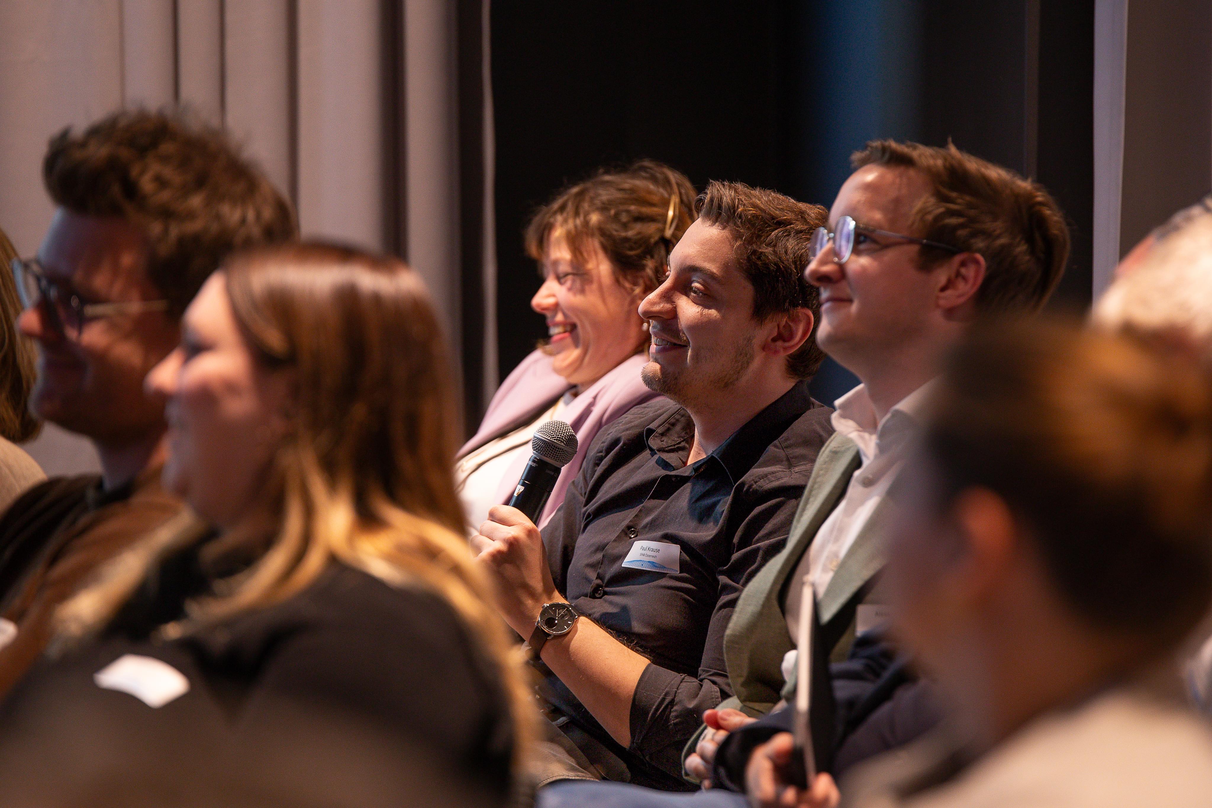 Guests at the AI conference